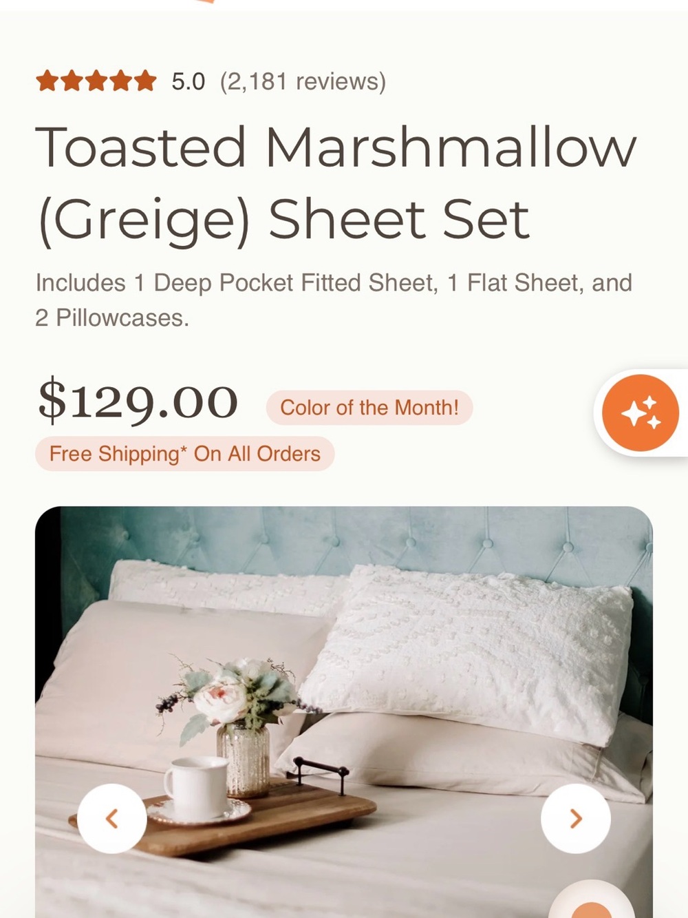 Peach Skin Sheets 1500 King